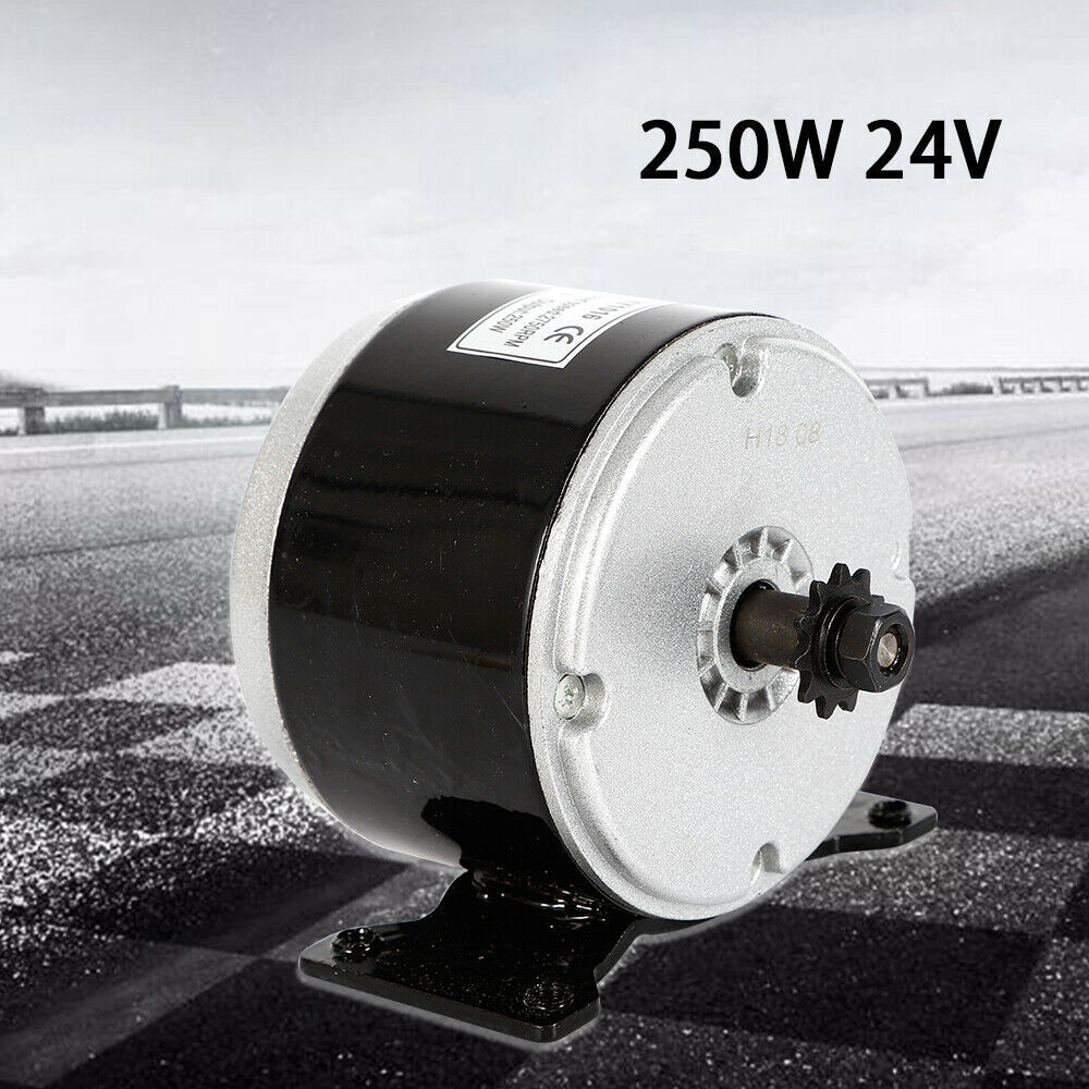 250W reversible scooter motor accessory, 2570 rpm, compact design