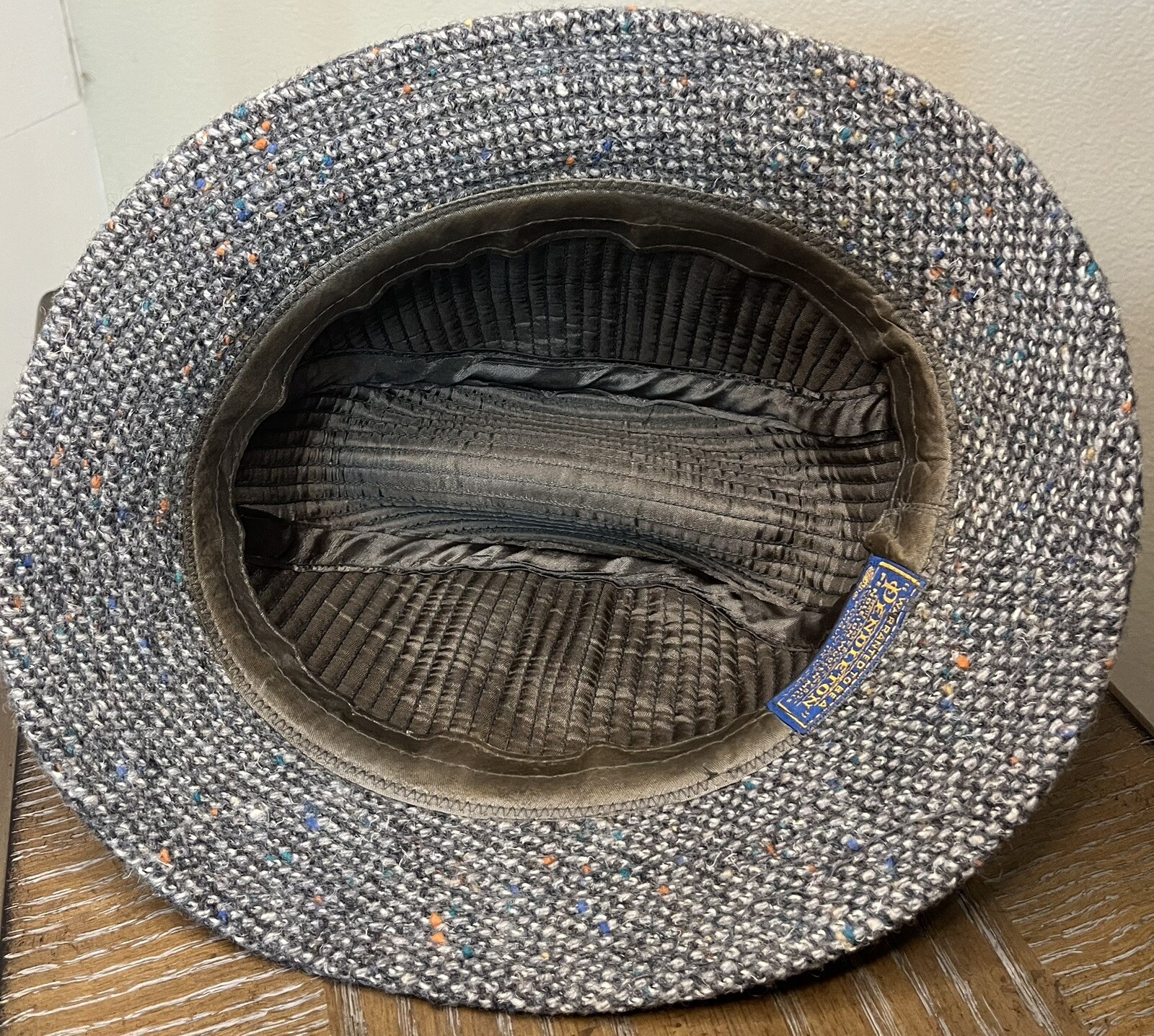 Pendleton Wool Fedora Bucket Hat -  Gray Speckled… - image 14