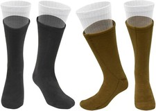 Polar Fleece Boot Over Sock Liners Warm Comfy Cold Weather Feet Protection