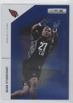 2011 Rookies & Stars Longevity Rookie Sapphire 42/75 Quan Sturdivant #227 RC 0i0