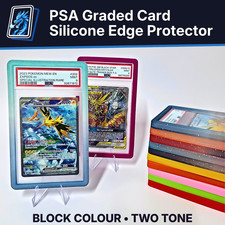 Graded Card Slab Protector For PSA - Silicone - Two-Tone - Pok&eacute;mon One Piece MTG