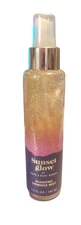 Bath & Body Works Sunset Glow Diamond Shimmer Mist Sparkle Spray 4.9 fl oz NEW