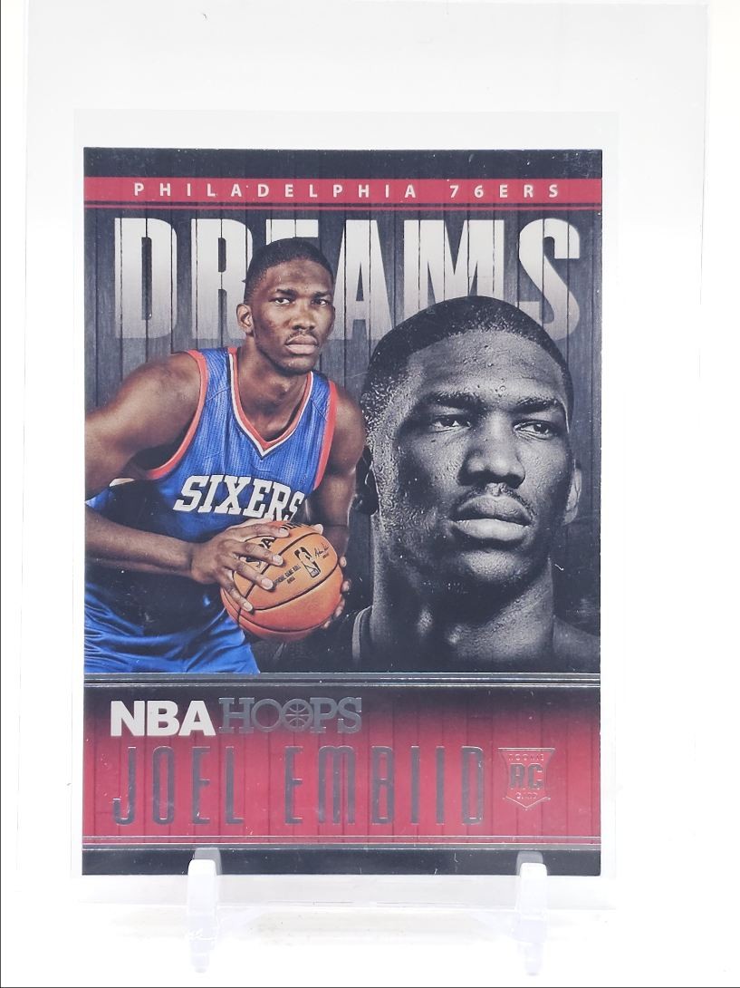 JOEL EMBIID 2014-15 NBA HOOPS DREAMS ROOKIE PHILADELPHIA 76ERS RC Q6470