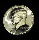 1964-P GEM PROOF KENNDY HALF DOLLAR - FIRST YEAR - A FEW TONE SPOTS