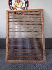 Antique Vintage LARGE Furnace Cold Air Return Grate METAL 30" x 22" Fits 28" x