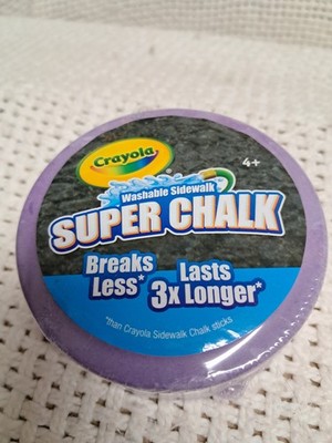 Brand New Purple Colored CRAYOLA Washable Sidewalk Super Chalk