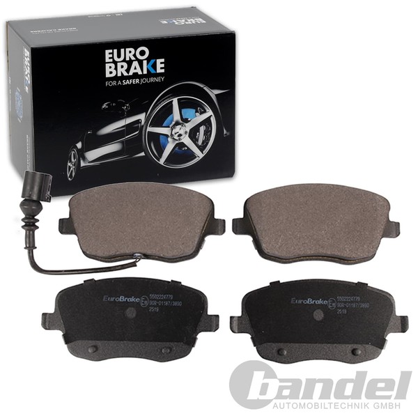 Eurobrake BremsbelÄGe Satz Vorderachse Passend FÜR Seat Ibiza Skoda Fabia-image