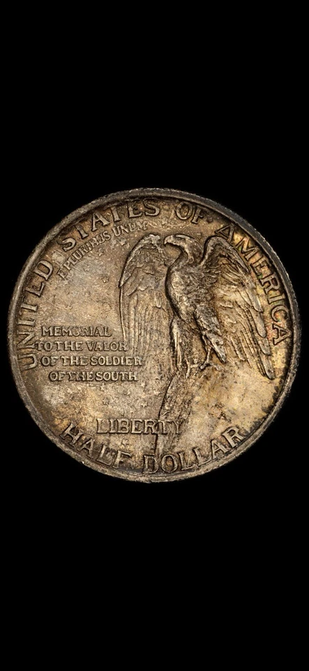 1925 Stone Mountain Commemorative Half Dollar MS 64 DDO FS101 Mint Error Coin - Image 3 of 4