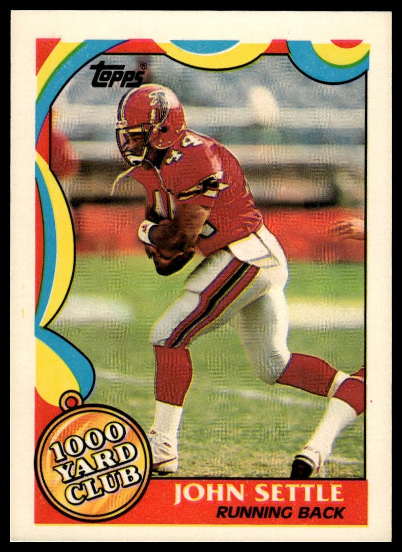 1989 Topps #23 John Settle 1000 Yard Club