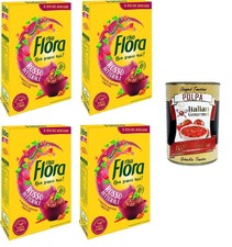 Flora Riso rosso Integrale Roter Vollkornrei 4x500g+Polpa