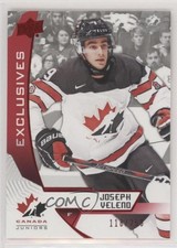 2019 Upper Deck Team Canada Juniors Exclusives 118/250 Joe Veleno Joseph #23 r4d