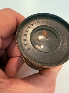 Antique Brass Beck Symmetrical Lens F8