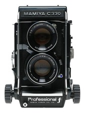 Mamiya C330 Pro f Blue Dot TLR film camera Sekor 1:2.8 f 80mm in box
