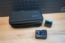 (F) GoPro HERO9 Black Action Camera with Case, Extra Battery, and 128GB SD Card