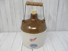 Red Wing Stoneware 6" Bail Handle Jug 1999 #556 Wire Handle Wooden Grip w/Cork
