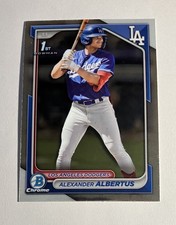 Alexander Albertus 2024 Bowman Chrome Prospects 1st #BCP-156 LA Dodgers
