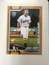 2026 Topps Celebration Nick Kurtz Walk This Way Gold 14/50