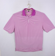 Peter Millar Polo Shirt Mens XL Summer Comfort Geometric Striped Golf
