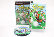 PS2 Disney Golf (Sony Playstation 2, 2002) CIB Complete with Manual + Reg Card