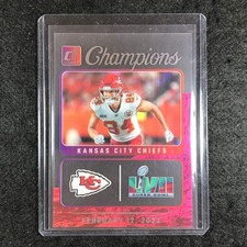 2023 Clearly Donruss Football JUSTIN WATSON Clearly Champions Base #13