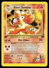 Blaine's Charmeleon 31/132 1st Edition Uncommon Gym Challenge Pokemon Card on eBay