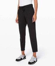 Lululemon Women's Size 2 On The Fly 7/8 Pant Joggers In Black Full On Luxtreme