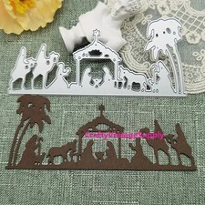 Christmas nativity  stable camels metal cutting dies cut machine cutter die