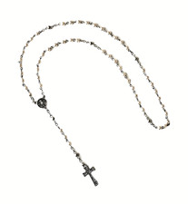 First Communion Imitation Pearl Beads Rosary
