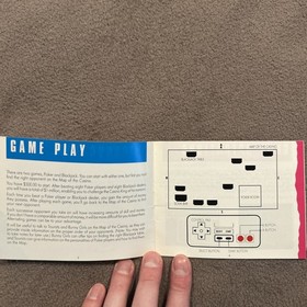 Casino Kid Nintendo NES Instruction Manual Only- Good Condition