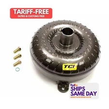 Tci 243110, One 4L60E Super Streetfightr Torque Converter Black Steel Performanc