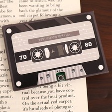 Voice Recordable Greeting Card - 60s Custom Message Recorder