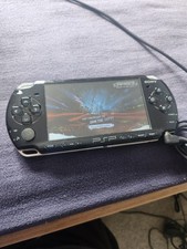 SONY PSP 2003 Slim & Lite Black Handheld Console | Working but No Battery