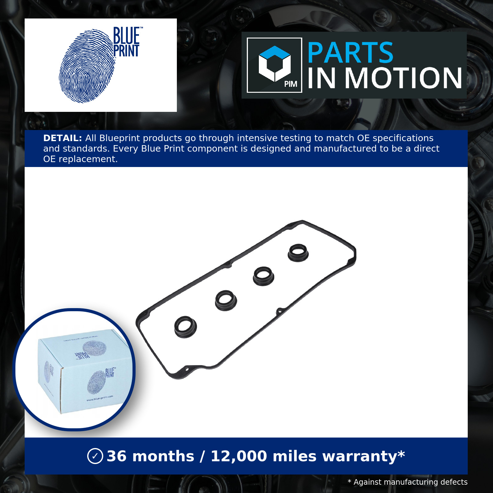 Rocker Cover Gasket ADC46717 Blue Print MD167815 Genuine Top Quality Guaranteed