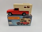 Lesney Matchbox Camper No 38 Original Box Red England Clean