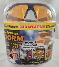 Battlevision Storm Glare-Reduction Glasses by BulbHead, for Bad Weather