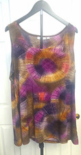 Susan Graver Liquid Knit Multicolor Abstract ...
