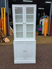 IKEA Glass Display Cabinet with Base Cupboard - Kitchen Storage Combination