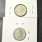 1941 P & 1942 S Mercury Dimes 90% Silver — photo 4