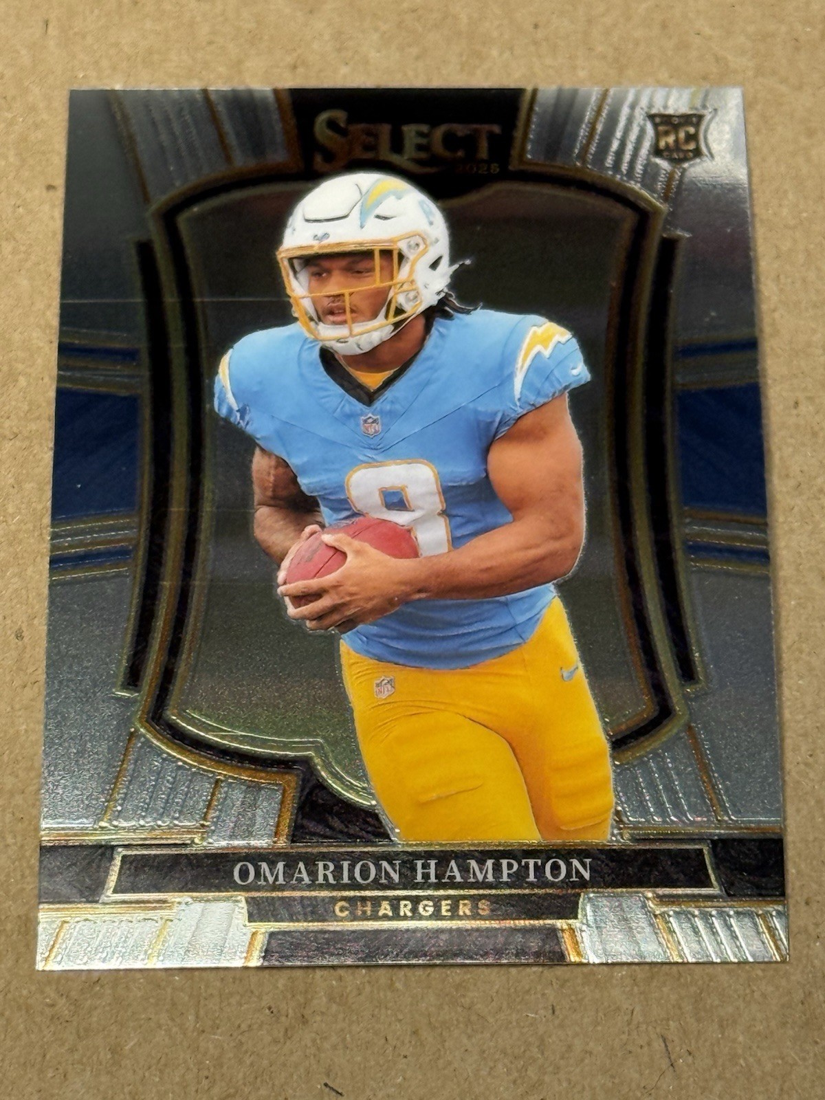2025 Panini Select Omarion Hampton Rookie Card 102 Chargers RC