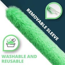 Extra long Radiator Cleaner Brush 115cm Flexible Scratch free, Removable Sleeve