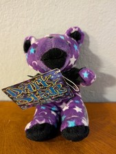 grateful dead liquid blue plush bears purple with stars