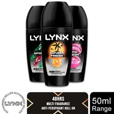 Lynx Anti-Perspirant Roll On Africa or Epic Fresh 48 Hours Anti Sweat, 50ml
