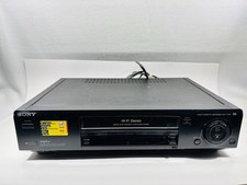 Sony VCR SLV-775HF Video Cassette Recorder VHS Player plays but don't eject