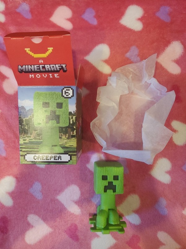 2025 McDonald’s Minecraft Movie Creeper Toy #6 Connect & Play New Open Box