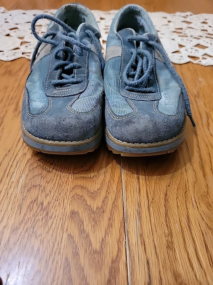 Zapato de pana vintage años 90 para hombre Airwalk azul talla 8,5. Foto 3 de 4