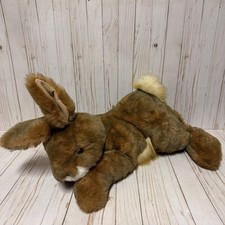 Realistic Bunny Rabbit Plush Floppy Brown Fro...