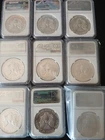1986-2024 American Silver Eagle NGC MS69 40-Coin set Type 1&2 All bright