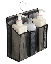 Hanging Mesh Shower Caddy,Bathroom Toiletry Organizer, Black