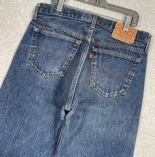 Vintage Levis 501xx Jeans Mens 33x36 (32x36) Blue Dark Wash Made In USA 70s 80s