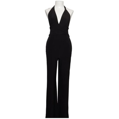 Stylewise, Jumpsuit, Größe: 38, Schwarz, Elasthan/Polyester, Einfarbig #PfS